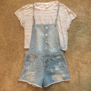 Denim Overalls